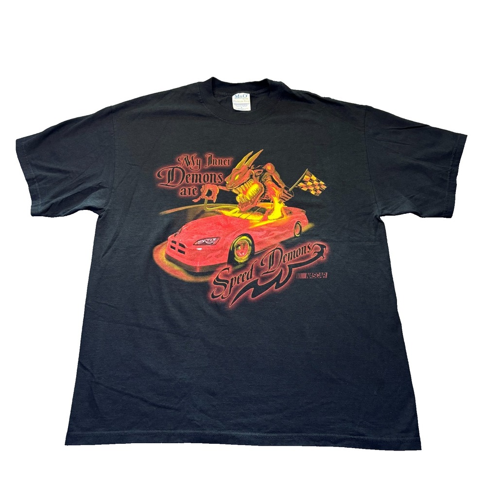 NASCAR My Inner Demons Are Speed Demons T Shirt Size XL new